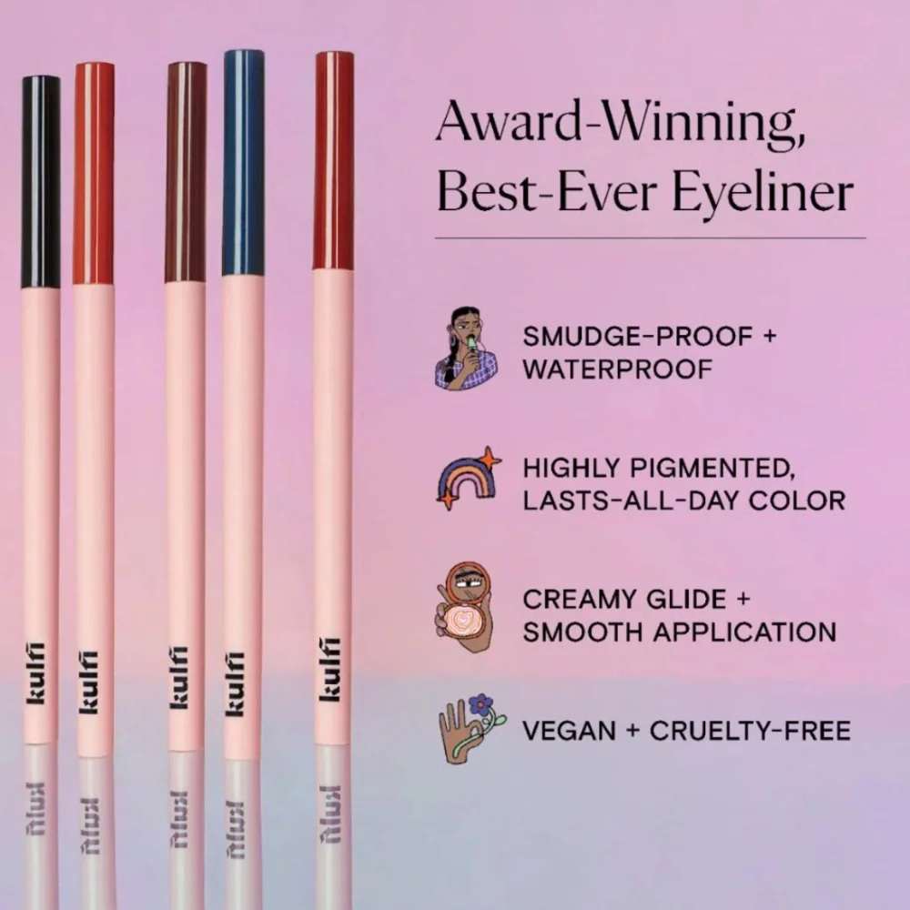 Kulfi Underlined Kajal Eyeliner Pencil Jamun Glaze Bronze Metallic BNIB